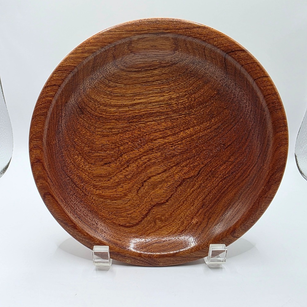 Billy‎ Jenkins Hand Turned Wood Bowl 2017 Signed Artisan Studio Pottery 8 Inch